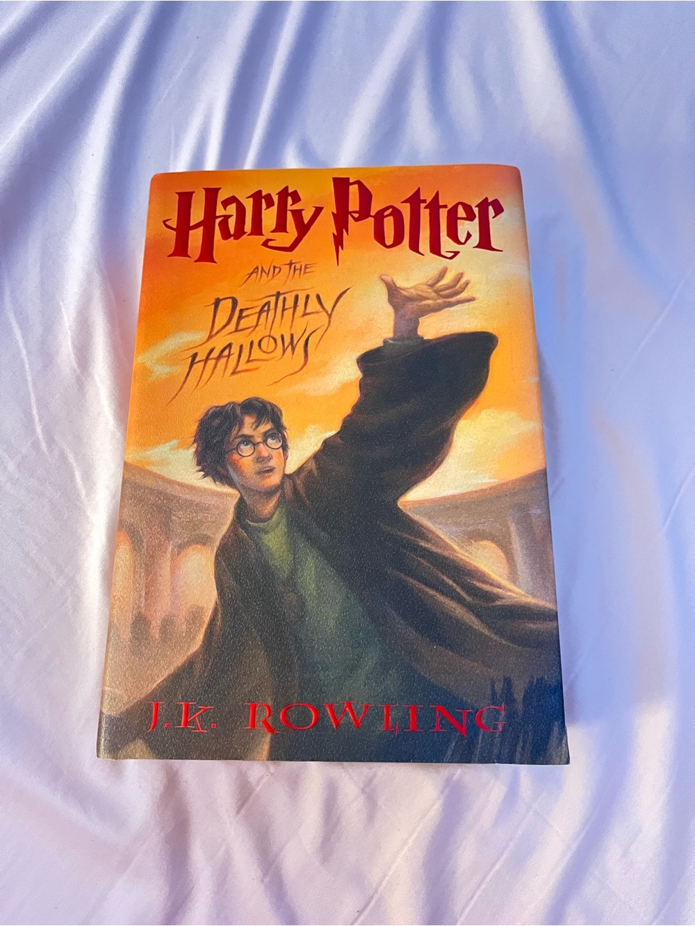 Scholastic Harry Potter and the Deathly Hallows Paperback - Orange, Black, Green